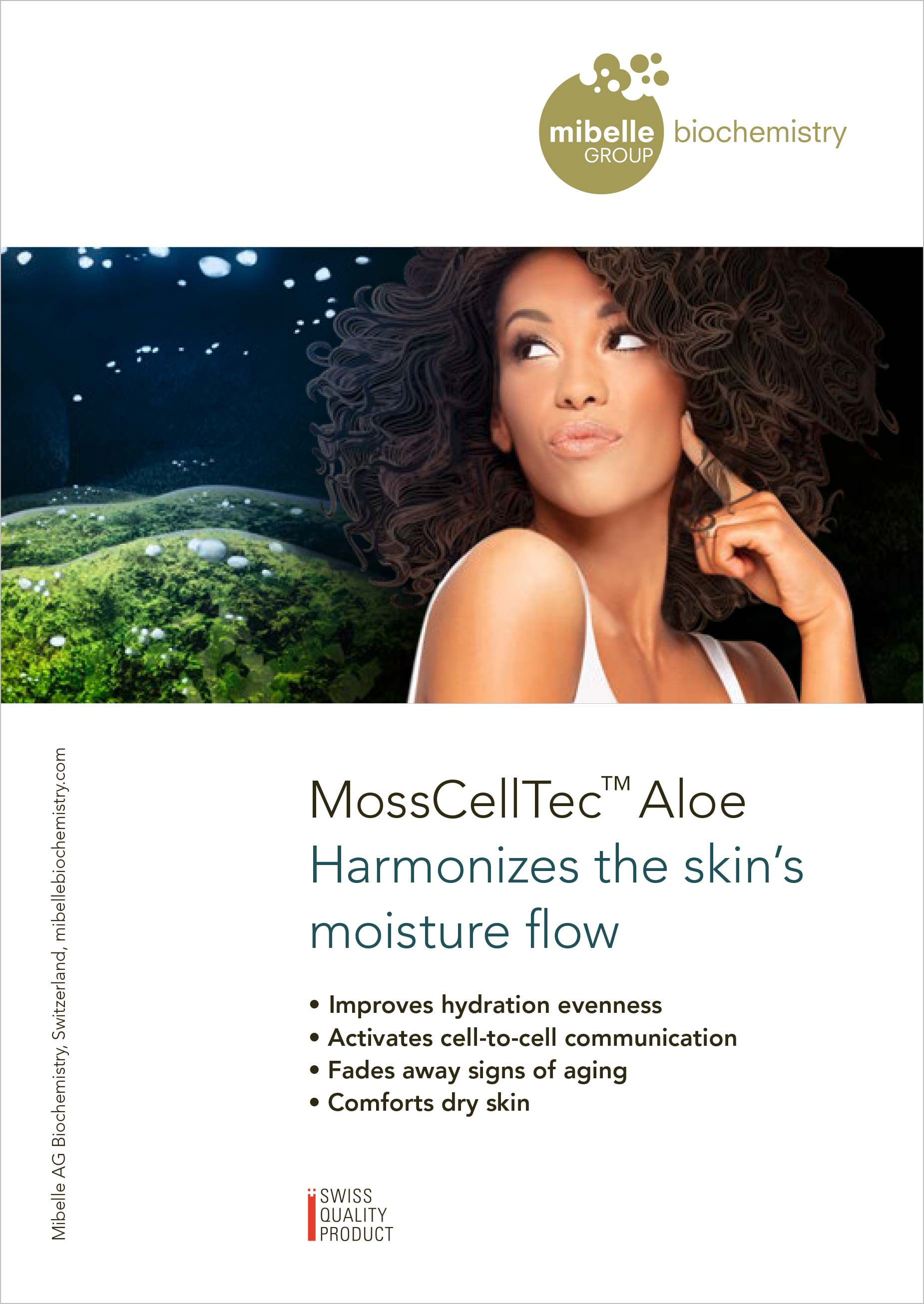 Mibelle Formulation Hydrating Facial Mask with MossCellTec Aloe